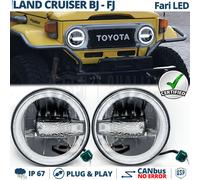 FARI Full LED Per LAND CRUISER BJ -FJ Luce Bianca 6500K Angel Eyes 66W