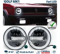 FARI Full LED Per VOLKSWAGEN GOLF MK1 Luce Bianca 6500K Angel Eyes