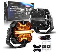 Fari LED Ausiliario 7" 332W For Fuoristrada SUV ATV UTE RGB DRL Spot 270° IP68