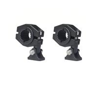 Fari LED per moto, staffa di montaggio faretti, fendinebbia regolabili, luci ausiliarie, accessori per fissaggio paraurti (2 pezzi)