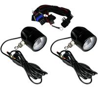 Fari Nebbia LED Halo Personalizzati - Neri Moto Stradale PB-FOG-IND-B