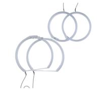 Fari occhio d'angelo Per BMW E83 Per X3 E46 Ti 4X Compact RGB Cotton Light Angel Eyes Halo Ring 106 + 131mm Anelli halo LED