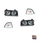 Fari + Osram Night Breaker Laser Compatibili Con BMW 3 Serie E36 + Set L R