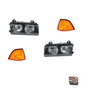 Fari + Osram Night Breaker Laser Compatibili Con BMW 3 Serie E36 + Set L R