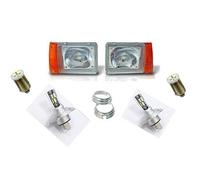 Fari per Fiat Panda 141 4x4 Luci H4 BILUCE 6500K Fanali + KIT Lampade a LED