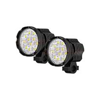 Fari per Moto Faretto Frontale Per Fendinebbia Per Moto Faretti LED Aggiuntivi Luce LED Per Moto Fari Ausiliari Ad Alta Lampeggiante A Lungo Raggio 12-80V(2pcs lamps)