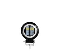 Fari per Moto Faretto Frontale Per Fuoristrada Auto Barca Camion SUV Barra Luminosa A LED Angel Eye E Moto Faretto Da Lavoro 12 V 24 V Fendinebbia.(Round blue 1pcs)