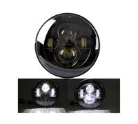 Fari per Moto Faretto Frontale Per Il Turismo Per Il Faro Per Moto Ultra Classic Electra Da 7 Pollici A LED Con Adattatore(40w black2)