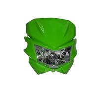 Fari per Moto Faretto Frontale Per KAWASAKI Per SUZUKI 12V 35W Kit Faro Anteriore Universale Per Moto Da Per Cross(Green)