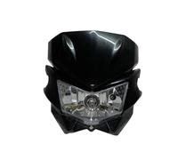 Fari per Moto Faretto Frontale Per KAWASAKI Per SUZUKI 12V 35W Kit Faro Anteriore Universale Per Moto Da Per Cross(Black)