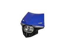 Fari per Moto Faretto Frontale Per KX KXF CR CRF Moto Faro LED Universale Per Dirt Bike Lampada LED 12V 35W(Blue)