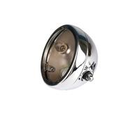 Fari per Moto Faretto Frontale Per Sporster XL 1200 883 Per Dyna Glide Fat Bob Faro A LED Da 5.75" Con Proiezione A LED Per Moto(Housing Chrome)