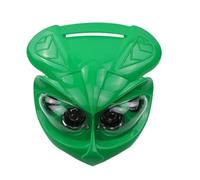 Fari Per Moto Faro Universale Per Moto Con Cinghie In Gomma, Faro Di Ricambio A LED Per Moto Fuoristrada. Faro Anteriore Moto(Green)