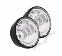 Fari Per Moto Per Electra Per Glide Per Bad Boy Luce Di Sorpasso Ausiliaria A LED Da 4-1/2" Con Alloggiamento 4.5" Faro Anteriore Moto(Chrome lights only)