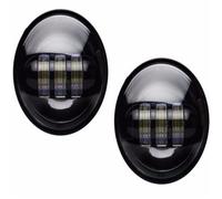 Fari Per Moto Per Electra Per Glide Per Bad Boy Luce Di Sorpasso Ausiliaria A LED Da 4-1/2" Con Alloggiamento 4.5" Faro Anteriore Moto(Black Lights only)