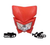 Fari Per Moto Per Kawasaki Per KLX 250 450 Per KMX 125 Per KDX Per WR KX Per KLR Per KLE 110 125 140 300 650 Piastra Faro Per Moto 12V 35W Faro Per Moto(Red)