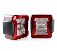 Fari Posteriori Auto Per Jeep Per Wrangler JK 2007-2017 Auto Luce Di Freno Di Retromarcia Indicatori Di Direzione Lampada Luci Di Marcia 2x Luci Di Coda Posteriori A LED Fanali Posteriore(Clear Euro V