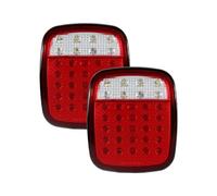 Fari Posteriori Indicatore Direzione Retromarcia Freno Posteriore Per Jeep Per Wrangler YJ TJ JK CJ Fanale Posteriore A LED 33 LED 2 Pezzi Fanale Posteriore(Rosso)