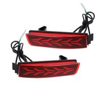 Fari Posteriori Lente 2x LED Riflettori per fanali posteriori Fendinebbia posteriori Paraurti Luce di stop Lampadina per Nissan per Kicks 2016-2020 Fanale Posteriore Auto(Model C)