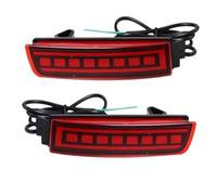 Fari Posteriori Lente 2x LED Riflettori per fanali posteriori Fendinebbia posteriori Paraurti Luce di stop Lampadina per Nissan per Kicks 2016-2020 Fanale Posteriore Auto(Model B)