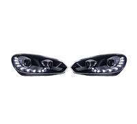 Fari principali Compatibile Con Per Golf 6 2009 2010 2011 2012 2013 Fari Auto Luce Diurna Doppia Lente Lampadina Allo Xeno Accessori Luci