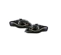 Fari Proiettori LHD Eagle Eyes Starline Coppia DRL Neri Per Audi A4 B7