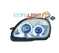 Fari Proiettori LHD OS NS CCFL Coppia Cromo Mercedes-Benz SLK R170 1996-04