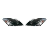 Fari Proiettori LHD Pair LED Drago DRL Neri Per Kia Ceed 2006-2009