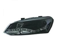 Fari Proiettori LHD Pair LED Dragon DRL Neri VW Polo 6R 2009-14