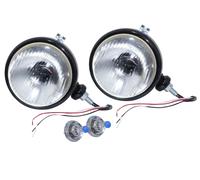 Fari Set Sx&dx Nero con Lampadina Per Massey Ferguson 35 35 X Trattore