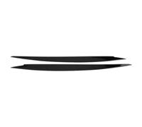 Fari Sopracciglio Palpebre Per Golf 7 Per GTI 2013 2014 2015 2016 2017 2018 1 Coppia Auto Faro Testa Della Lampada Sopracciglio Palpebre Adesivo Trim Copertura(Black)