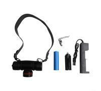 Fari subacquei, 1500 lumen, luce subacquea, lampada subacquea IPX8 subacquea fino a 40 m, luce subacquea per subacquei (B)