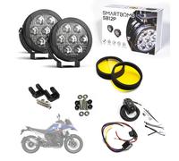 Fari supplementari LED BMW R1300GS STD COMPATIBILI CON PROTEZIONE SUPERIORE 120W