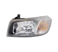 Fari VP665L Faro Lato Lato Conducente Faro Assemblea Proiettore Anteriore Lampada Auto Luce Nero LHD Compatibile con Ford Transit 2000 2001 2002 2003 2004 2005 2006