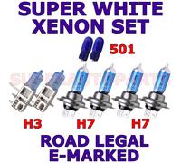 Fari XENON HALOGEN AUDI A2 HATCH 2000-2005 SET H7 H7 H3 501 W5W