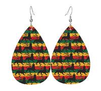 Farian Flag With The Lion Orecchini Penzolare Orecchini In Pelle Leggera Orecchino In Pelle Per Feste Tutti I Giorni Decorazioni