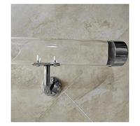 FARIH Corrimano in Acrilico Trasparente per Scale - 1m 2m 3m 4m 5m 6m - Corrimano per Scale Interne Trasparenti Antiscivolo per Casa Asilo Corridoio Ringhiera Loft