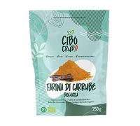 Farina di Carrube Bio e Cruda - 750g. Farina di Semi di Carrube Alimentare. Farina di Carrube per Gelato in Polvere. Farina di Carrube Alimentare. Raw Organic Carob Powder.