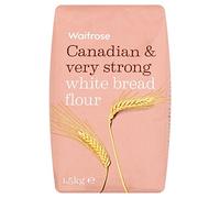 Farina di pane bianco molto forte canadese Waitrose 1,5 kg