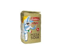 Farina di Soia per Pizza MOLINO SPADONI - Sacco da 5 kg | Preparato Professionale per Pizze Leggere, Soffici e Digeribili