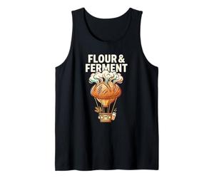 Farina & Ferment Baker Power Artisan Bread Lover Making Homem Canotta