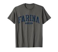 Farina Illinois IL College University Style Blu Maglietta