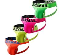 Faringoto, biancheria intima maschile con sospensori, micro mini slip da bagno, slip mutandine, biancheria morbida alla moda, 4 colori., M