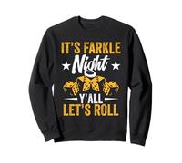 Farkle Game Night Player Queen Let's Roll Dice Gamefarkle Felpa