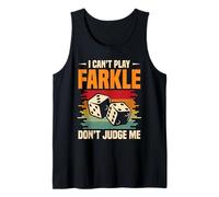 Farkle Night Legend Can´t Play Gioco di dadi Farkle Game Night Night Canotta
