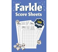 Farkle Score Sheets: 120 Pages For Scorekeeping | 6" x 9" Perfect Compact Size