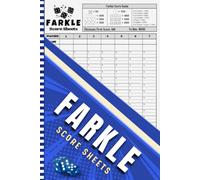Farkle Score Sheets: 150 Score Pads For Scorekeeping | 6 x 9 Inch