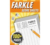 Farkle Score Sheets: Practical Scorebook for Family & Friends - Keep Every Game Recorded