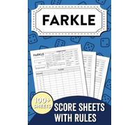 Farkle Score Sheets with Rules: Track Scores and Learn the Rules - Perfect for Beginners and Farkle Lovers!