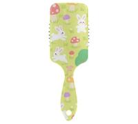 Farm Animal Bunny Fungo Spazzola antistatica colorata per capelli fini Progettato massaggio cuoio capelluto per tutti i tipi di capelli con manico ergonomico cepillo para cabello de mujer